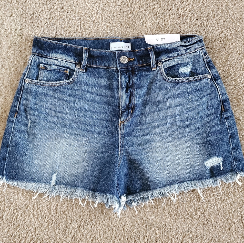 NWT Loft high rise shorts